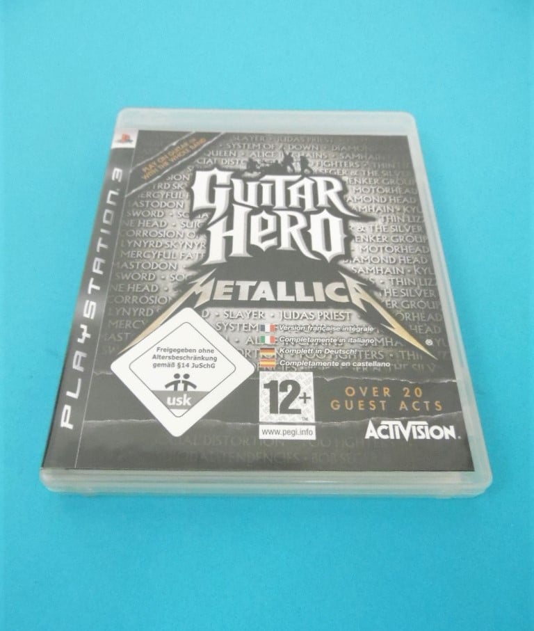 Jeu Vidéo Ps3 Guitar Hero Metallica Guitare Sur Iqoqo
